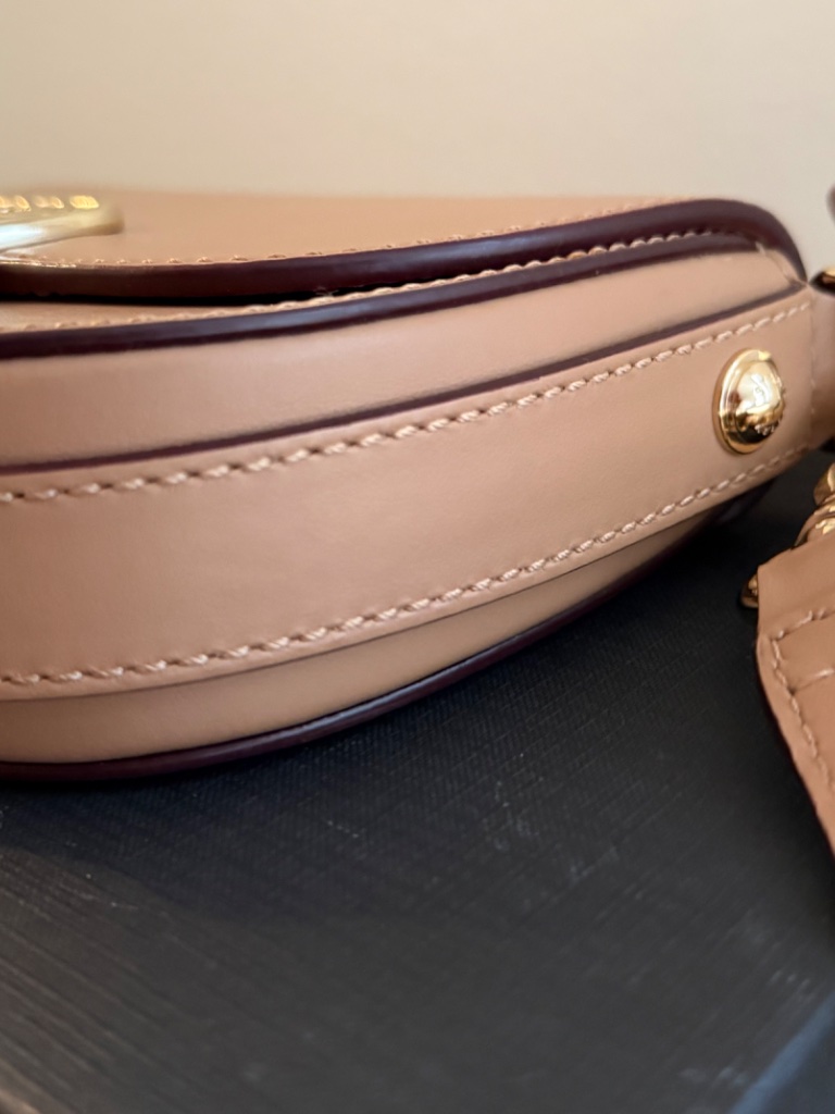Strathberry Mini Bay Caramel Crossbody Leather Bag - Excellent Condition — image 5 of 8